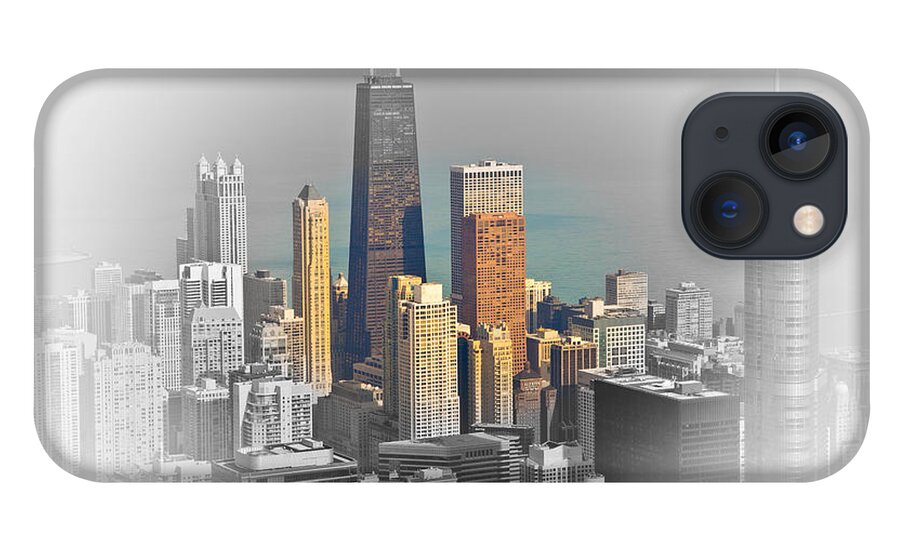 Chicago iPhone 13 Case featuring the photograph Chicago from Above by Lev Kaytsner