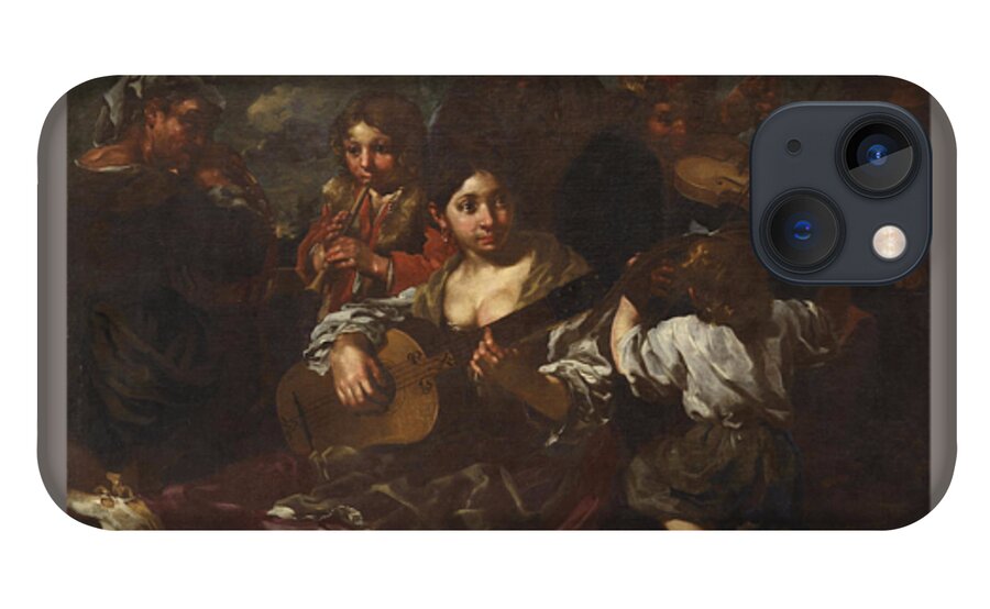 Bernhard Keil iPhone 13 Case featuring the painting Concerto Campestre #1 by MotionAge Designs