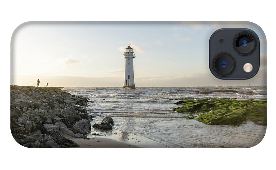 Beach iPhone 13 Case featuring the photograph Fort Perch Lighthouse #1 by Spikey Mouse Photography