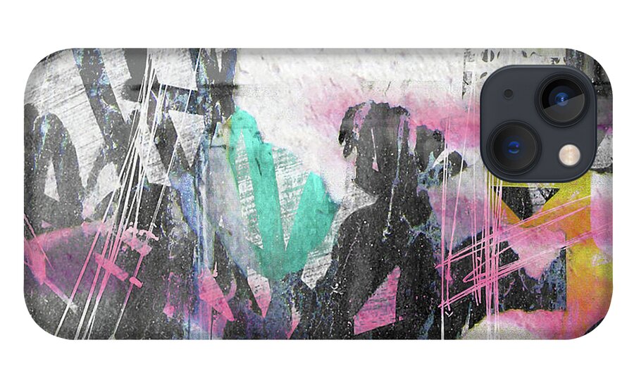 Graffiti iPhone 13 Case featuring the digital art Graffiti Grunge by Roseanne Jones