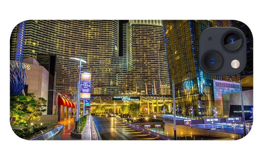Las Vegas iPhone 13 Case featuring the photograph Las Vegas Lights by Lev Kaytsner