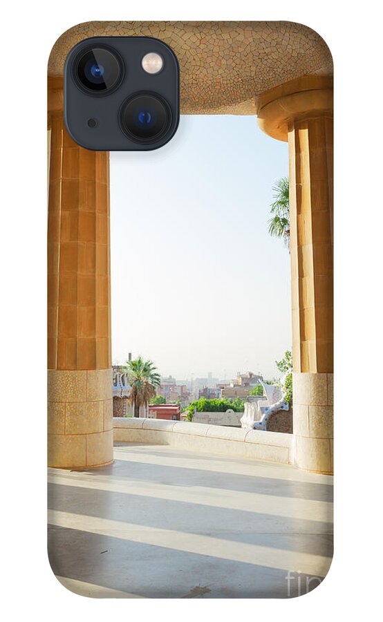 Barcelona iPhone 13 Case featuring the photograph park Guell, Barcelona by Anastasy Yarmolovich
