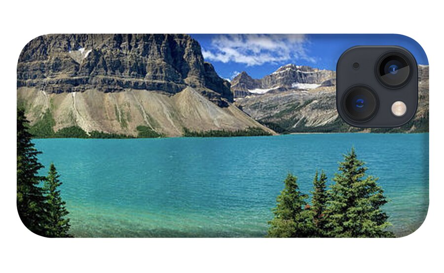 Mountain iPhone 13 Case featuring the photograph Rocky mountains panorama by Patricia Hofmeester