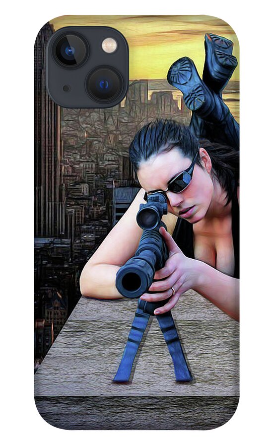 Laura iPhone 13 Case featuring the photograph Skyline Assassin by Jon Volden