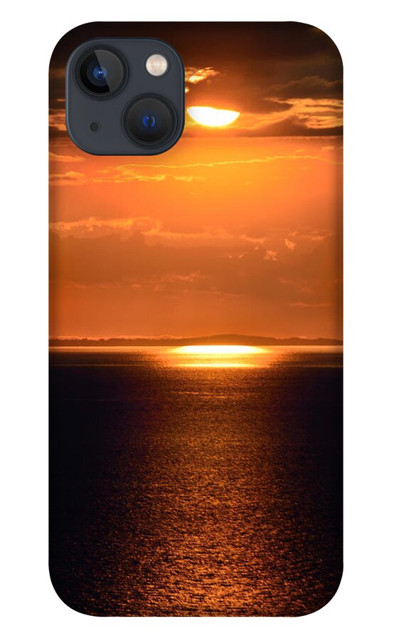 Sunset iPhone 13 Case featuring the photograph Sun Down #1 by Terence Davis
