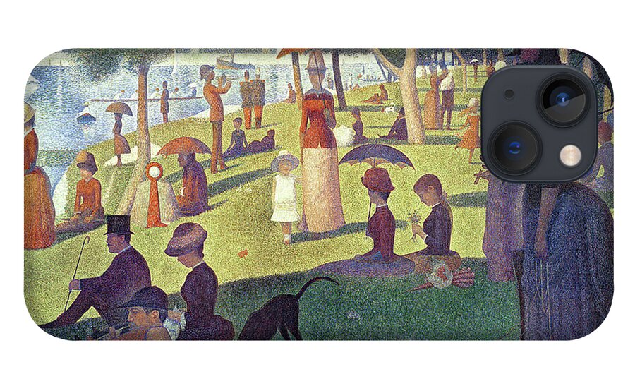 Sunday Afternoon On The Island Of La Grande Jatte iPhone 13 Case featuring the painting Sunday Afternoon on the Island of La Grande Jatte by Georges Pierre Seurat