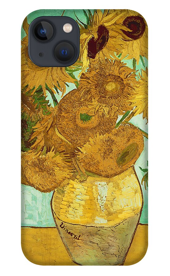 Sunflowers by Van Gogh iPhone 13 Case by Vincent Van Gogh - Fine Art America