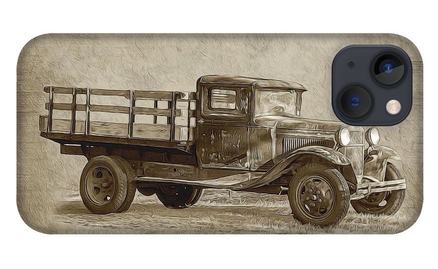 Truck iPhone 13 Case featuring the photograph Vintage Truck by Cathy Kovarik