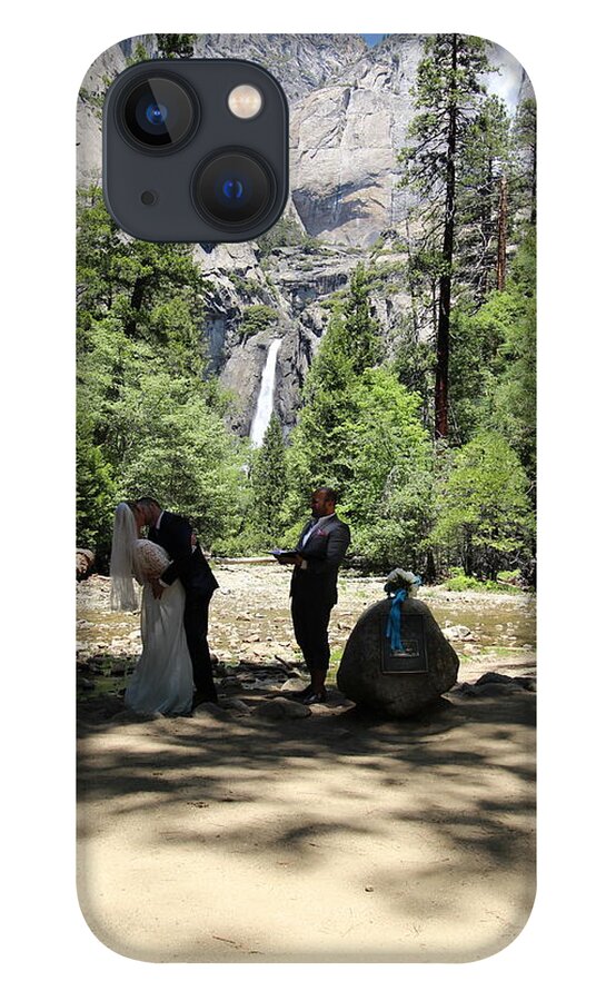  iPhone 13 Case featuring the painting Yosemite Wedding by Travis Day