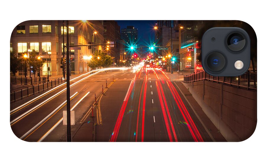 Long Exposure iPhone 13 Case featuring the photograph 15th Street by Stephen Holst