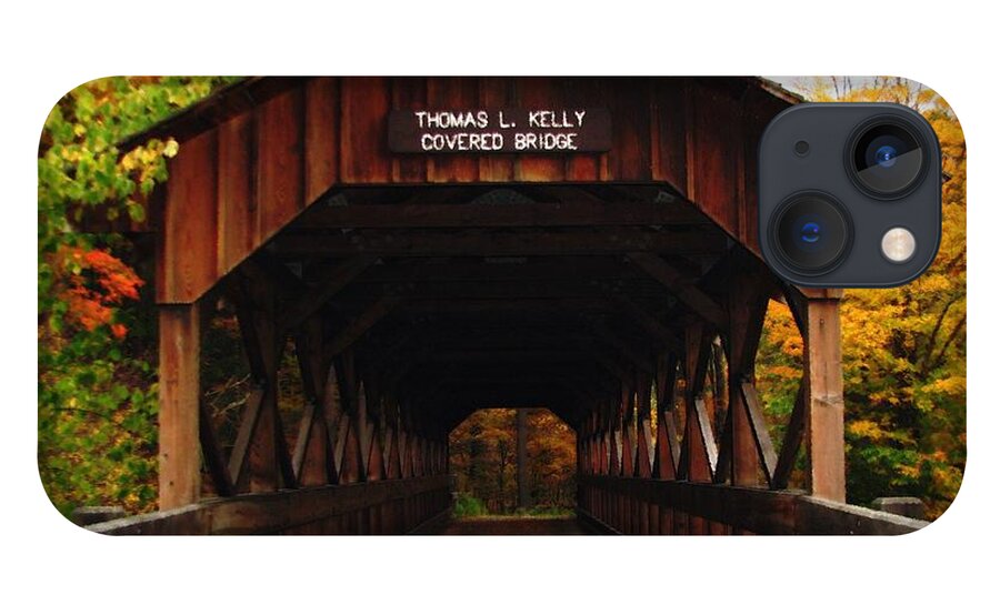 Thomas L Kelly Covered Bridge iPhone 13 Case featuring the photograph Covered Bridge at Allegany State Park #2 by Rose Santuci-Sofranko