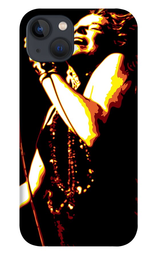 Janis Joplin iPhone 13 Case featuring the digital art Janis Joplin by DB Artist