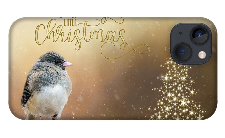 Snow iPhone 13 Case featuring the photograph Merry Christmas by Cathy Kovarik