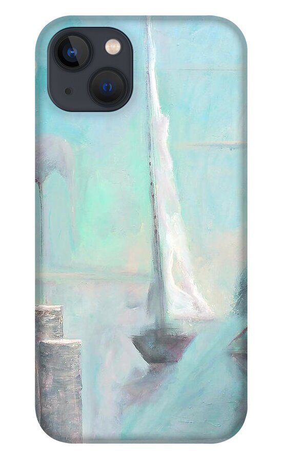  iPhone 13 Case featuring the painting A Morning Memory by James Lanigan Thompson MFA