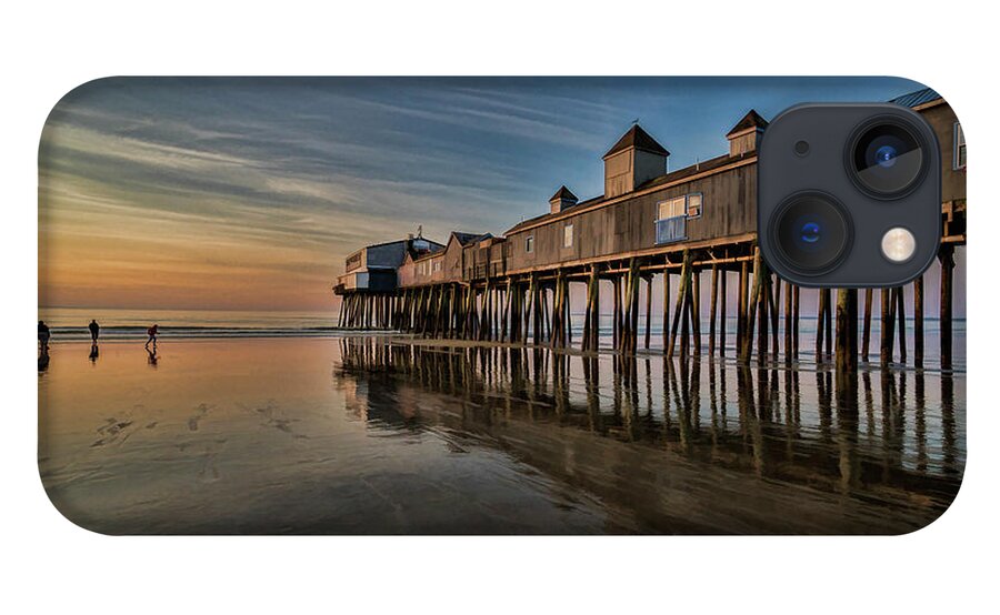 Old Orchard Beach Pier iPhone 13 Case featuring the photograph Old Orchard Beach Pier #5 by Roni Chastain