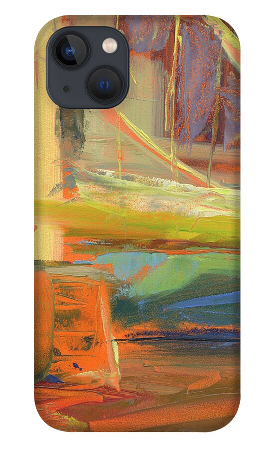 Bridge iPhone 13 Case featuring the painting Untitled #234 by Chris N Rohrbach