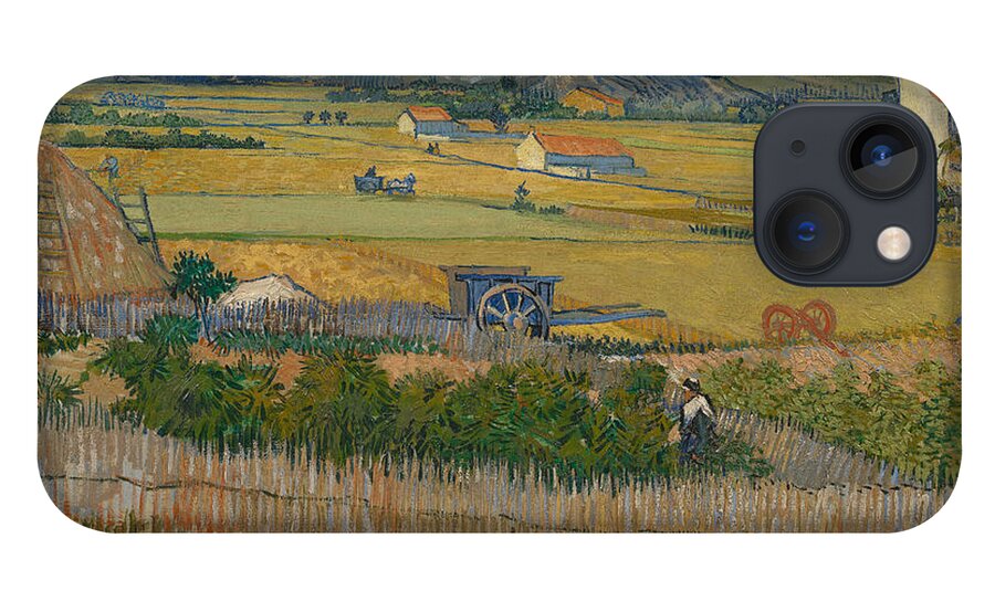 Vincent Van Gogh iPhone 13 Case featuring the painting The Harvest by Van Gogh by Vincent Van Gogh
