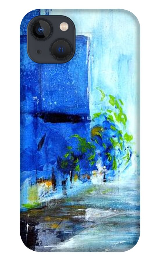 Art iPhone 13 Case featuring the painting A Break In The Storm by Jack Diamond