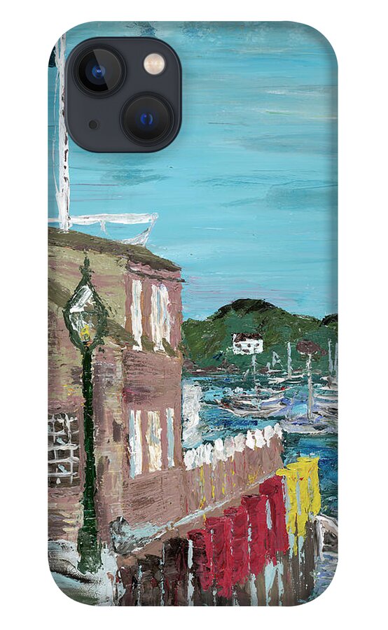 Cape Cod iPhone 13 Case featuring the painting A Cape Cod Dream by Ovidiu Ervin Gruia