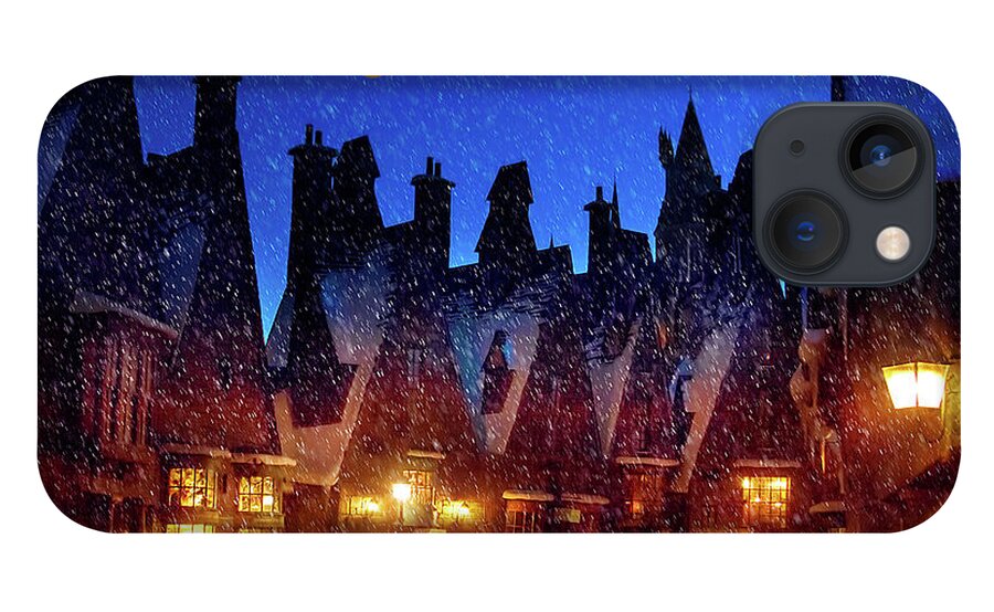 Harry Potter iPhone 13 Case featuring the photograph A Hogsmeade Christmas by Mark Andrew Thomas