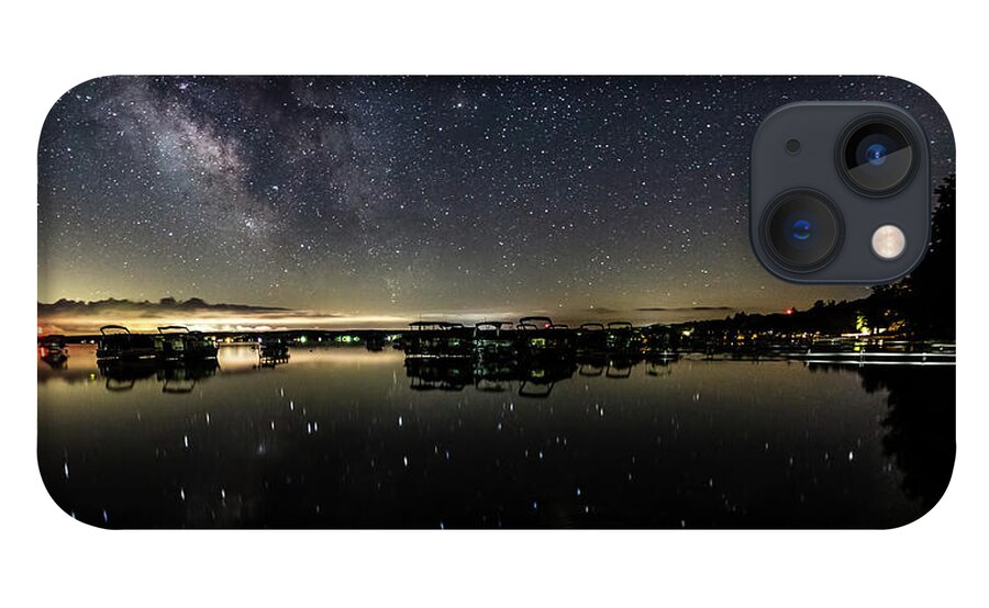 Star Reflections iPhone 13 Case featuring the photograph A little night reflection is always good before bed by Joe Holley