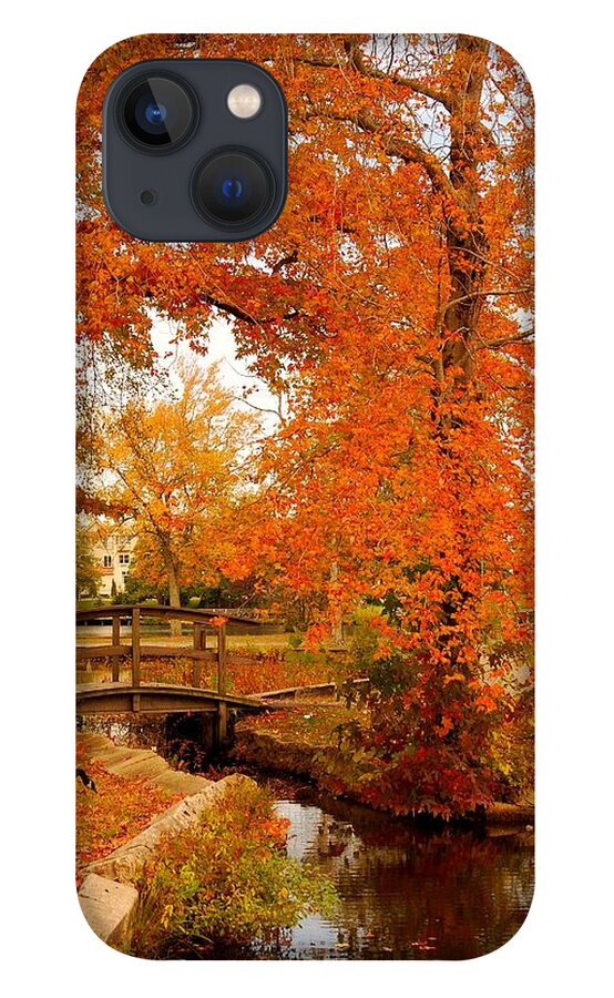 New Jersey iPhone 13 Case featuring the photograph A Morning In Autumn - Lake Carasaljo by Angie Tirado