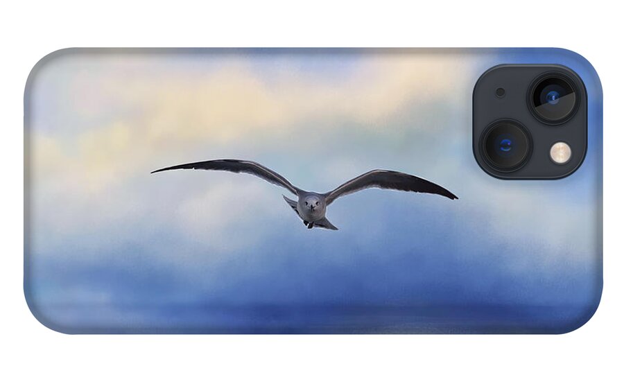 Seagull iPhone 13 Case featuring the photograph Above the Sea by Kim Hojnacki