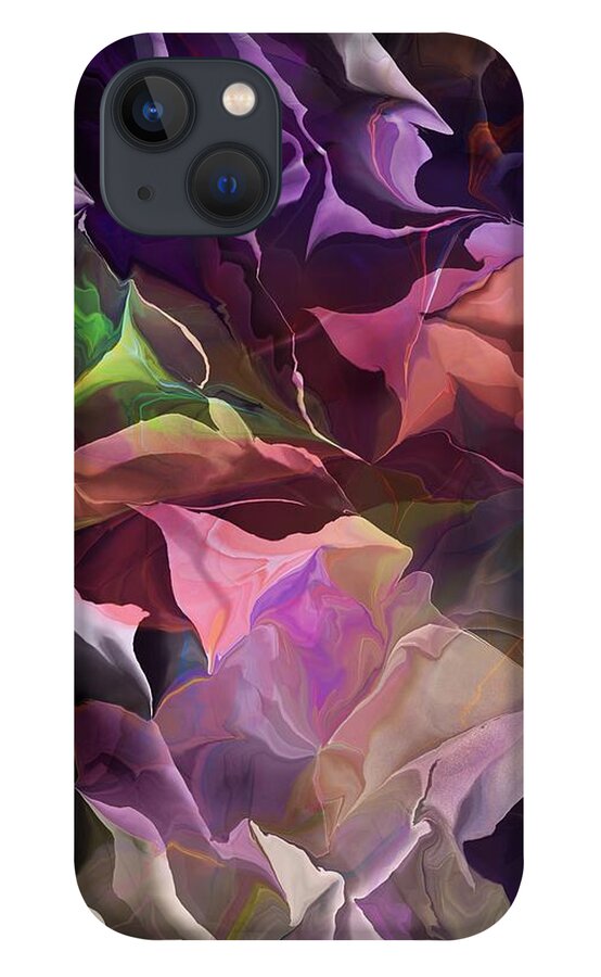 Fine Art iPhone 13 Case featuring the digital art Abstract 112415 by David Lane