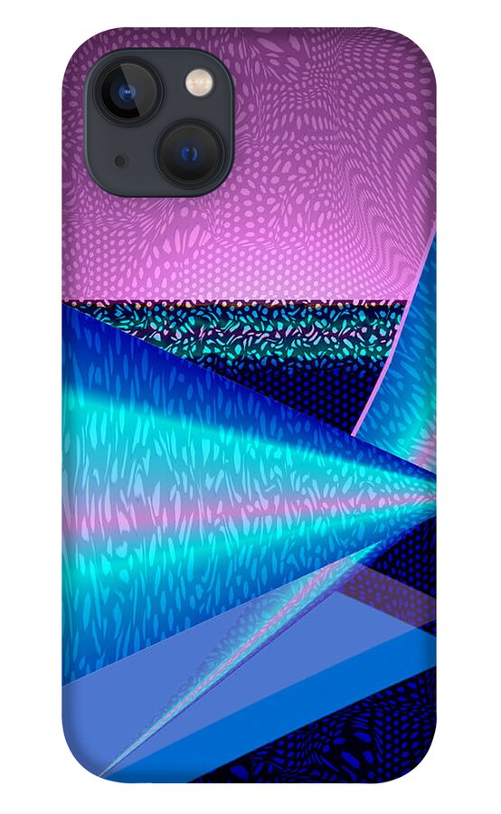 Abstract Art iPhone 13 Case featuring the digital art Abstract 17B by Kae Cheatham