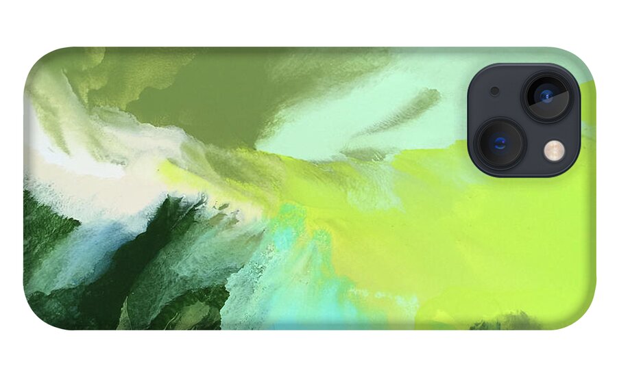Fluid iPhone 13 Case featuring the painting Abundant by Linda Bailey