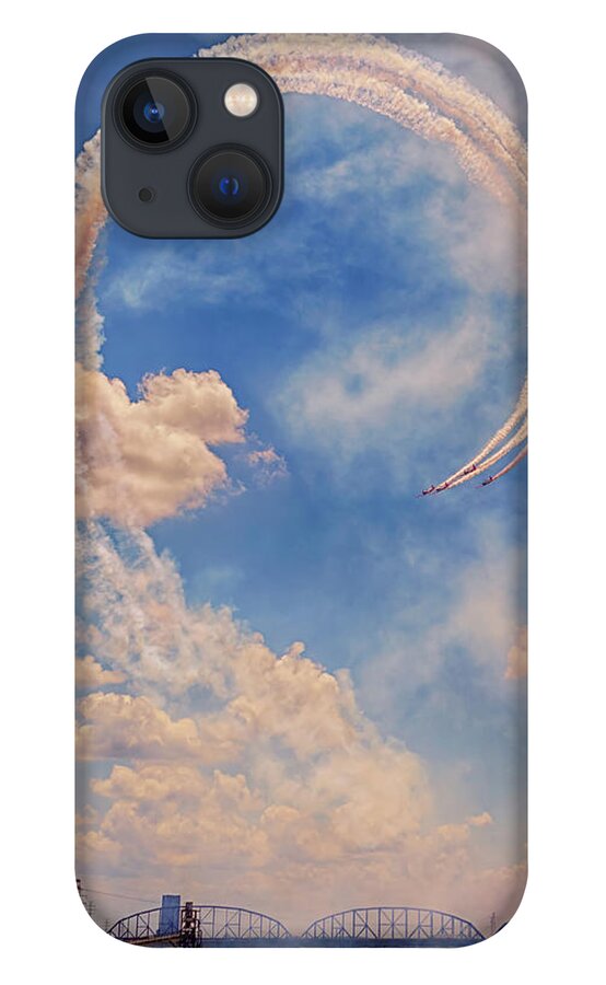Aeroshell iPhone 13 Case featuring the photograph Airshow at the Lou by Susan Rissi Tregoning
