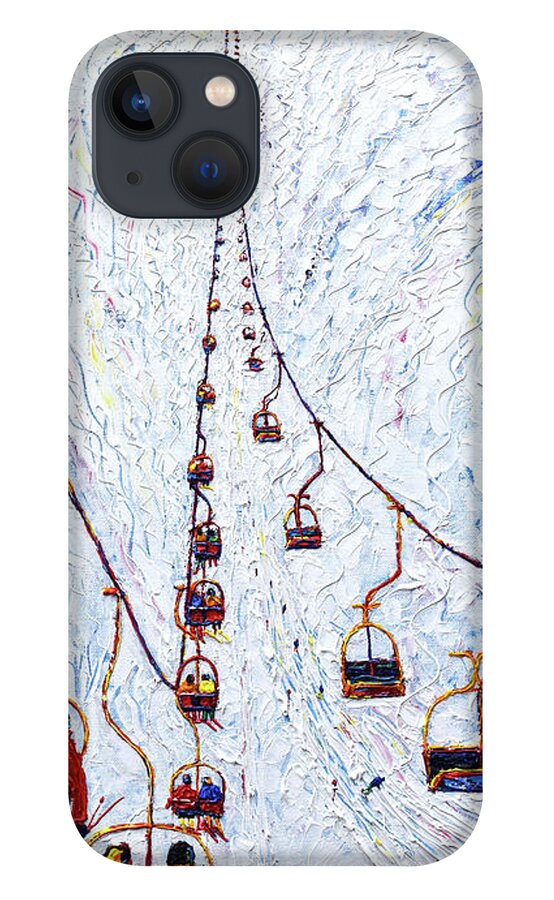 Stuben iPhone 13 Case featuring the painting Albonagrat 2 Man Chair by Pete Caswell