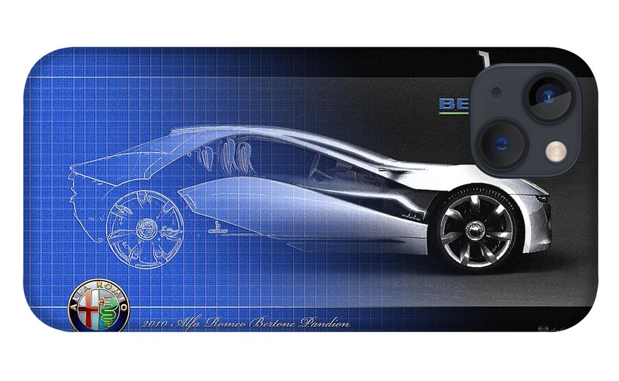 Wheels Of Fortune By Serge Averbukh iPhone 13 Case featuring the photograph Alfa Romeo Bertone Pandion Concept by Serge Averbukh