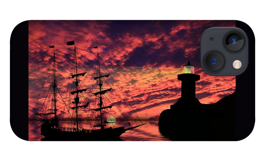 Pirate Ship iPhone 13 Case featuring the photograph Almost Home by Shane Bechler