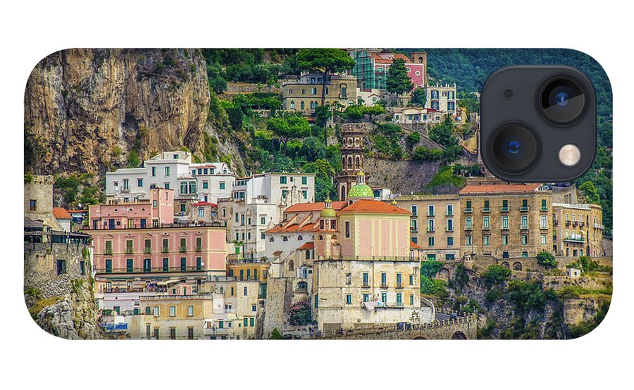 Amalfi Town iPhone 13 Case featuring the photograph Amalfi-Amalfi Coast by Maria Rabinky