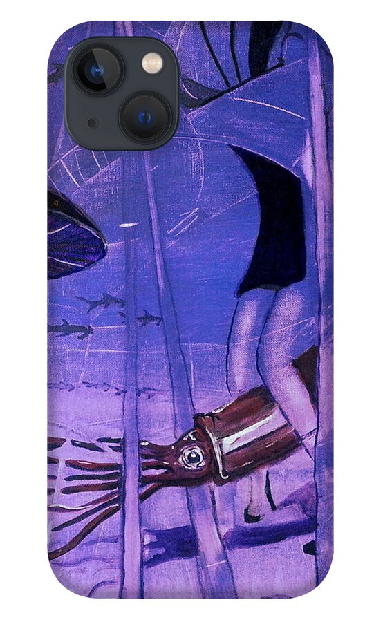 Amelust By Reed Novotny iPhone 13 Case featuring the painting Amelust by Reed Novotny