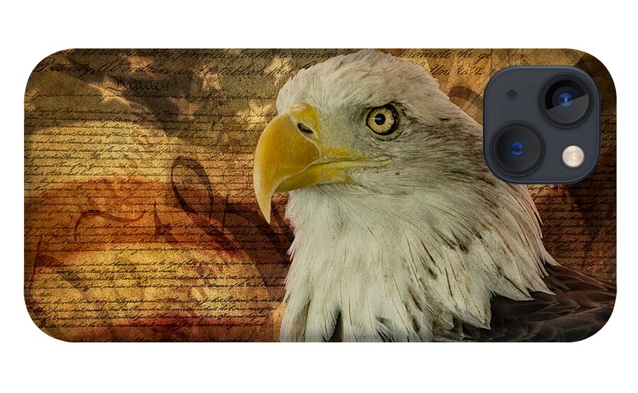 American Bald Eagle iPhone 13 Case featuring the photograph American Icons by Susan Candelario