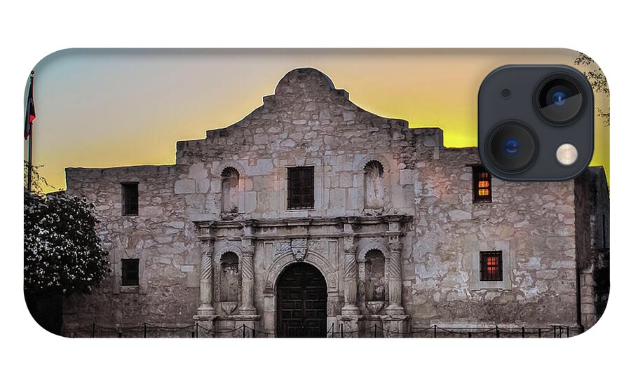 America iPhone 13 Case featuring the photograph An Alamo Sunrise - San Antonio Texas #1 by Gregory Ballos