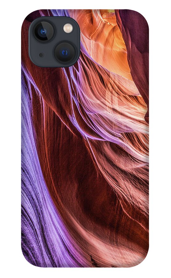 Antelope Canyon iPhone 13 Case featuring the photograph Antelope Canyon Air Glow by Lon Dittrick