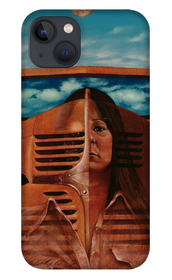 Truck iPhone 13 Case featuring the painting Anthropomorphic Dodge by William Stoneham