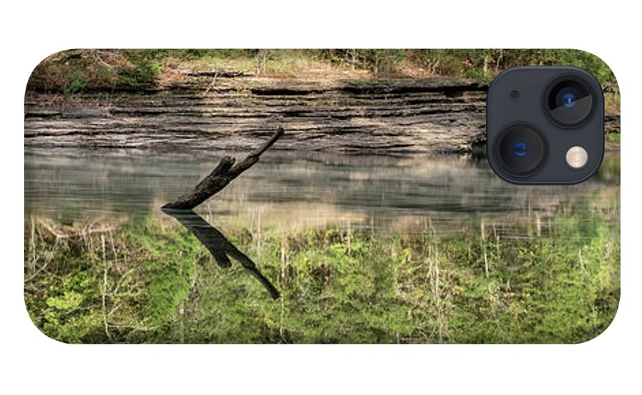 Arkansas iPhone 13 Case featuring the photograph arkansas River panorama 2 by Mati Krimerman
