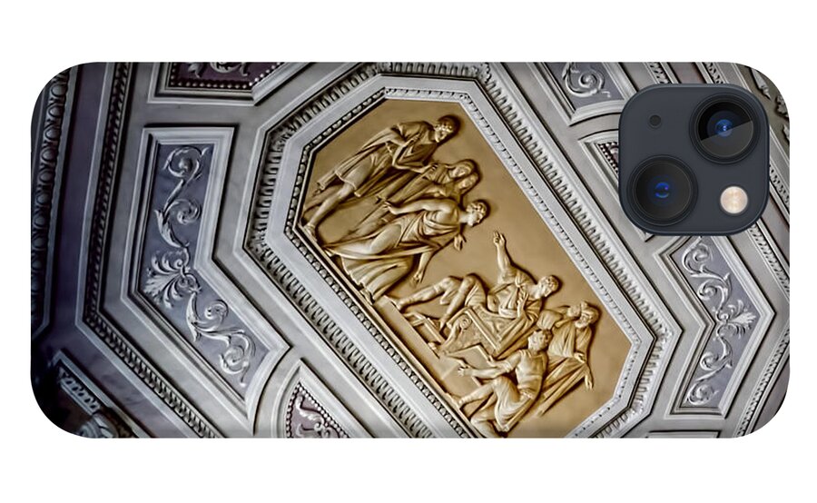 Vatican iPhone 13 Case featuring the photograph Art Illusion - Vatican Museum by Jon Berghoff