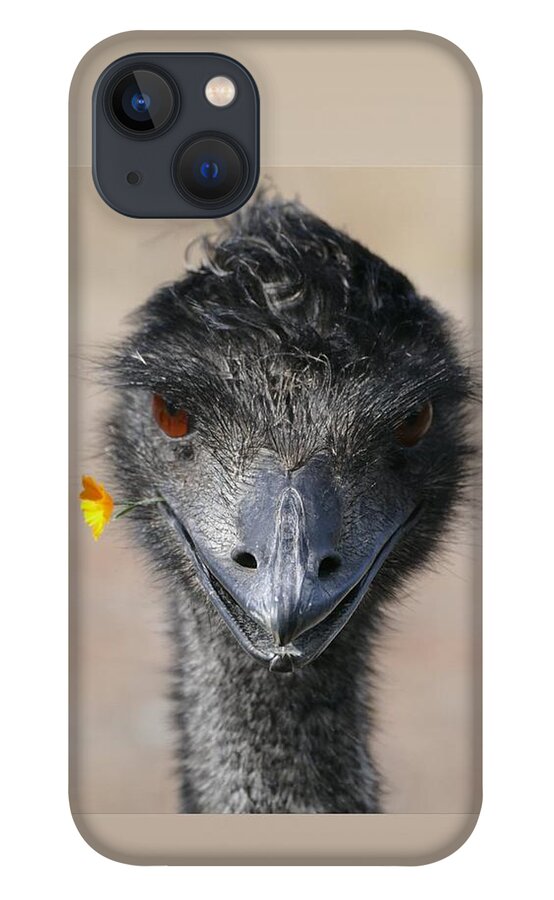 Emu iPhone 13 Case featuring the photograph Happy Emu by Ivana Westin