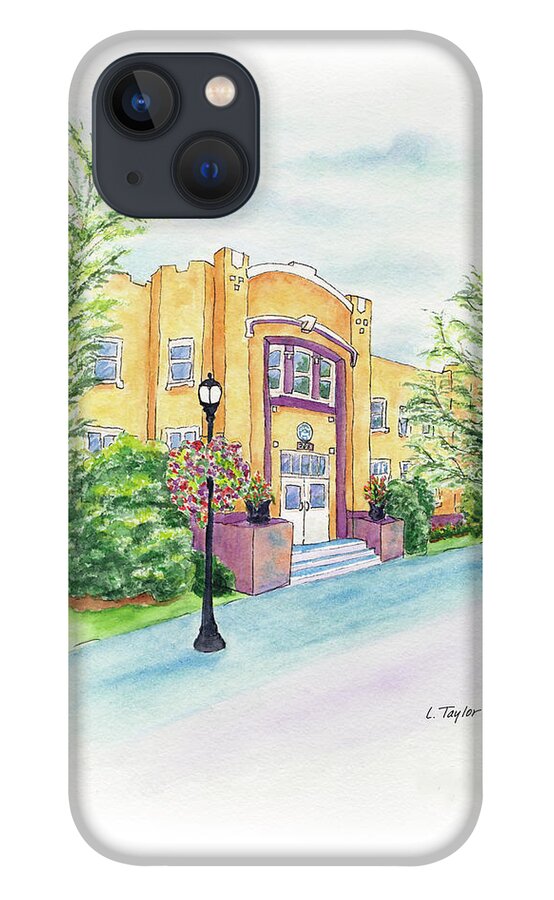 Historic Armory iPhone 13 Case featuring the painting Historic Armory by Lori Taylor