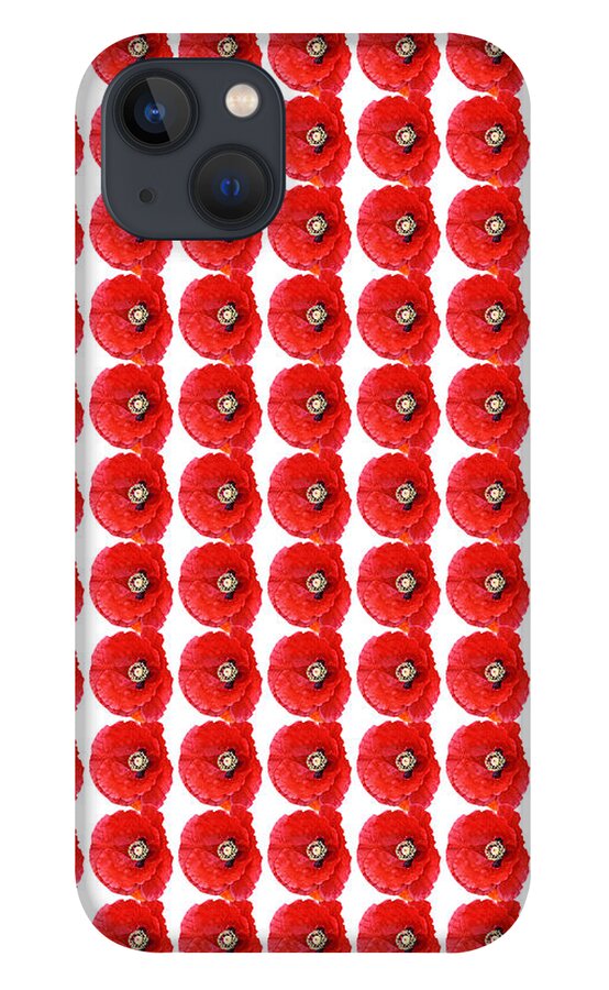 Poppy iPhone 13 Case featuring the photograph Beautiful Red Poppy Papaver rhoeas by Marianne Campolongo