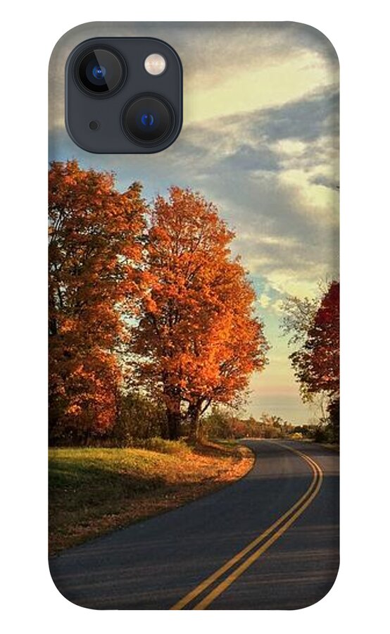  iPhone 13 Case featuring the photograph Autumn Drive by Kendall McKernon
