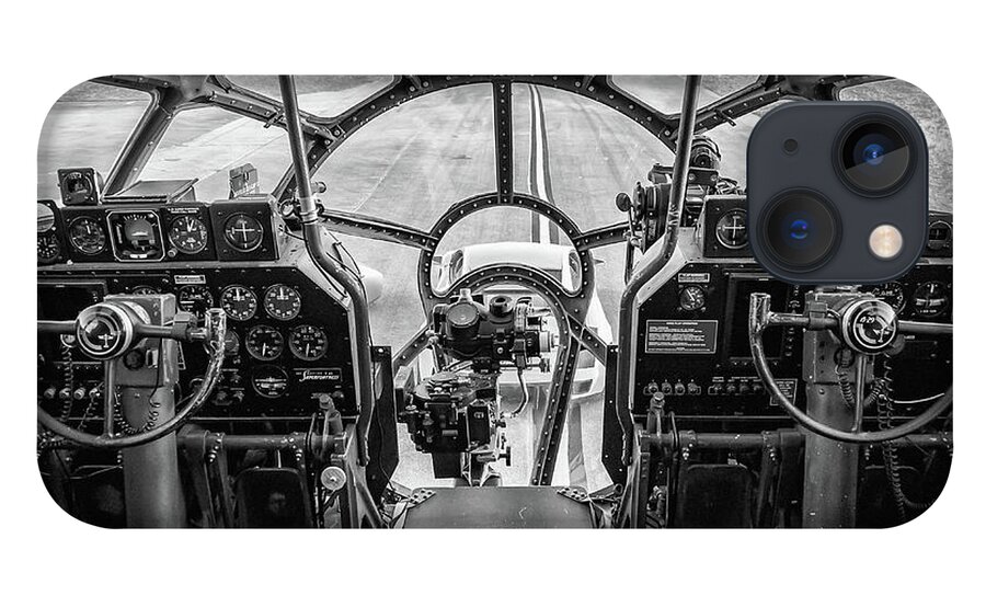 B29 iPhone 13 Case featuring the photograph B-29 Fifi by David Hart