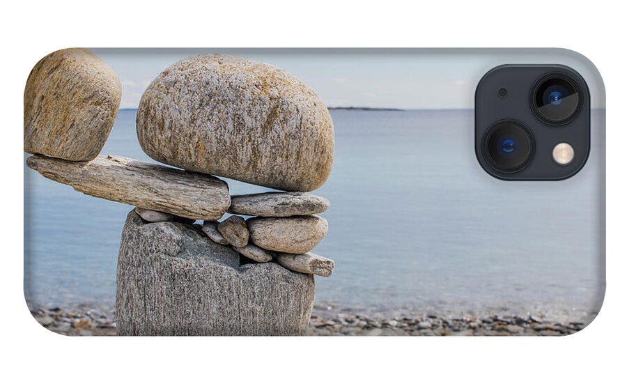 Rocks iPhone 13 Case featuring the photograph Balanced by Holly Ross