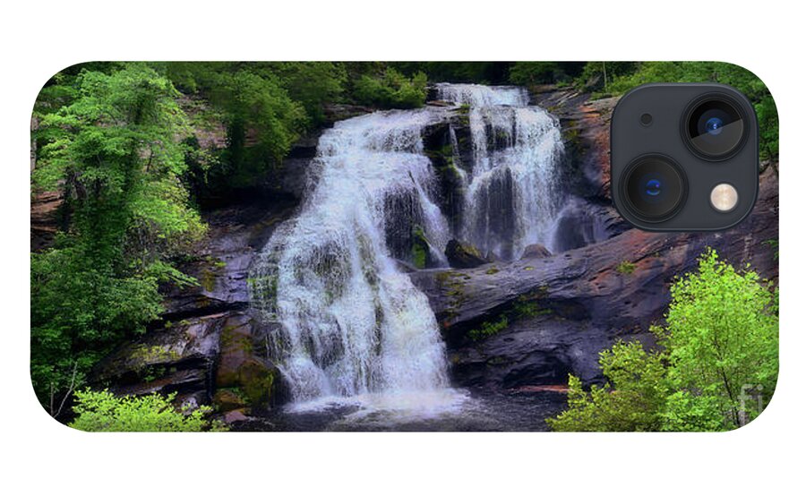 Beautiful iPhone 13 Case featuring the photograph Bald River Falls, Tenn. by Teri Atkins Brown