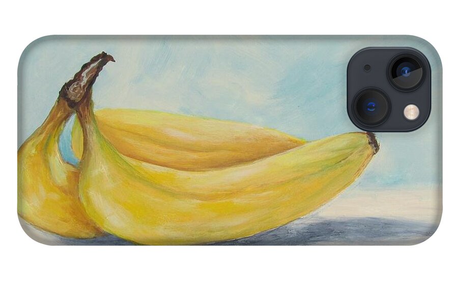 Bananas iPhone 13 Case featuring the painting Bananas V by Torrie Smiley